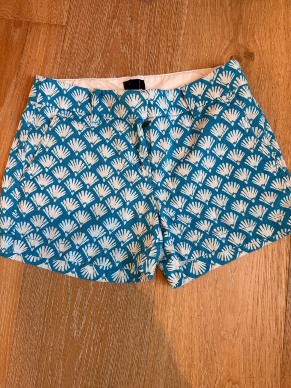 J Crew Blue Patterned Women’s Shorts